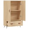 vidaXL Buffet haut ch&ecirc;ne sonoma 69,5x31x115 cm bois d'ing&eacute;nierie