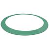 vidaXL Coussin de s&eacute;curit&eacute; PE Vert de trampoline rond de 3,96 m