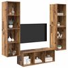 vidaXL Ensemble meuble TV 3 pcs Bois Ancien Bois d'ing&eacute;nierie