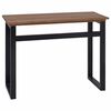 vidaXL Bureau Naturel Bois de teck massif 100 x 45 x 75cm