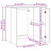 vidaXL Armoire pour machine &agrave; laver Bois ancien 87 x 60 x 89 cm