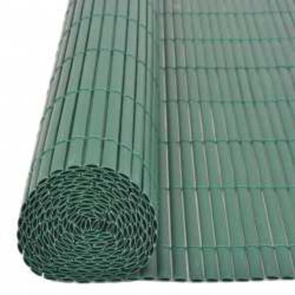 vidaXL Cl&ocirc;ture de jardin double face 110x500 cm Vert
