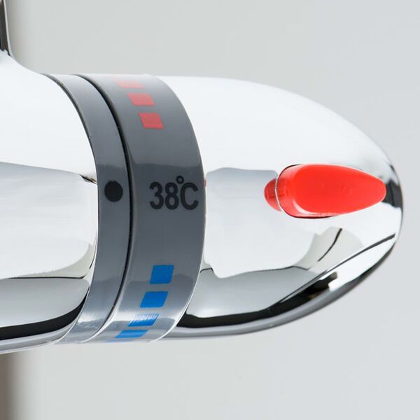 SCH&Uuml;TTE Mitigeur thermostatique de douche SUPRA Chrome