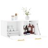 vidaXL Armoire murale blanc 80x36,5x35 cm bois d'ing&eacute;nierie