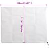 vidaXL Housses de protection pour plantes avec fermeture &eacute;clair 2 pcs