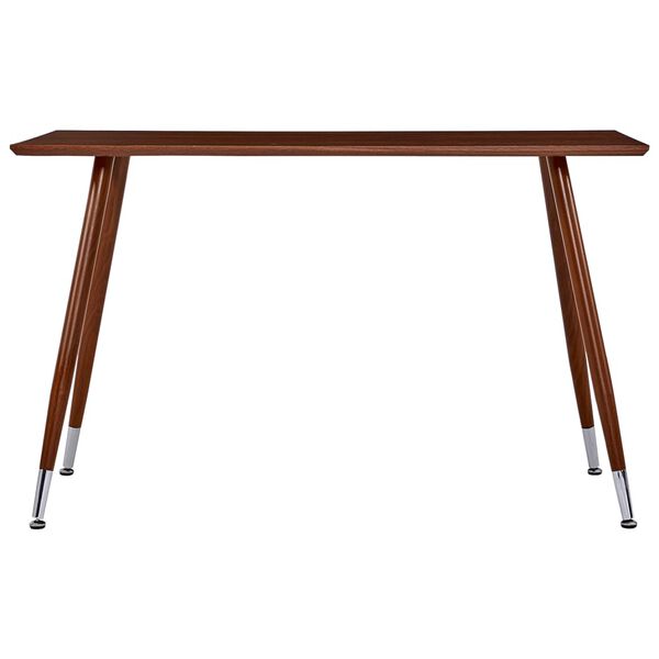 vidaXL Ensemble de salle &agrave; manger 5 pcs Similicuir Bleu marine