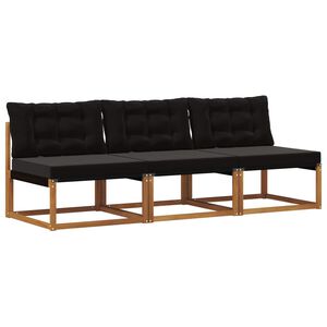 vidaXL 3 Pi&egrave;ce Sofa de milieu ext&eacute;rieur