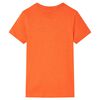 T-shirt pour enfants orange fonc&eacute; 140