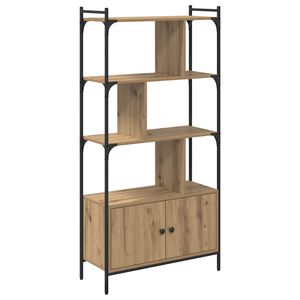 vidaXL Biblioth&egrave;que 6 niveaux 76,5 x 30 x 154,5 cm Bois d'ing&eacute;nierie