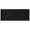 vidaXL Cadre de lit Ch&ecirc;ne noir 90 x 200 cm Bois d'ing&eacute;nierie