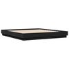 vidaXL Cadre de lit avec LED sans matelas noir 200x200 cm