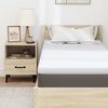 vidaXL Surmatelas Blanc 80 x 200 cm Tissu Jacquard