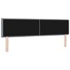 vidaXL T&ecirc;te de lit avec t&ecirc;te de lit Gris clair 180 cm Cuir synth&eacute;tique