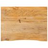 vidaXL Dessus de table &agrave; bord vivant 90x60x2,5 cm bois massif manguier