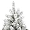 vidaXL Sapin de No&euml;l artificiel Vert et blanc 300 cm PVC et m&eacute;tal