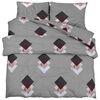 vidaXL Ensemble de housse de couette multicolore 200x200 cm coton