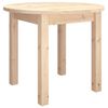 vidaXL Table basse Ø 55x45 cm Bois massif de pin