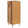 vidaXL Buffet Bois Ancien 34,5 x 34 x 90 cm Bois d'ing&eacute;nierie et fer