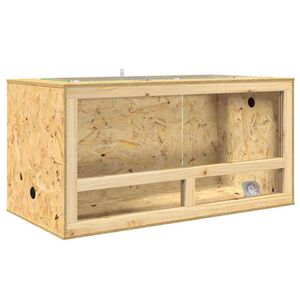 vidaXL Terrarium Marron 100 x 50 x 50 cm OSB
