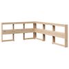 vidaXL Lit biblioth&egrave;que sans matelas 160x200 cm bois massif de pin