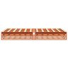 vidaXL Cadre de lit sans matelas cire marron 140x200cm bois pin massif
