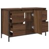 vidaXL Meuble sous-vasque avec tiroirs ch&ecirc;ne marron 90x34,5x60 cm