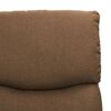vidaXL Fauteuil de massage Taupe Tissu