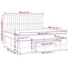 vidaXL Sommier &agrave; lattes de lit et matelas Vert fonc&eacute; 200x200cm Velours