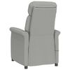 vidaXL Chaise de massage Gris clair 70.5 x 96.5 x 95 cm Polyester