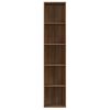 vidaXL Biblioth&egrave;que Ch&ecirc;ne marron 40x30x189 cm Bois d'ing&eacute;nierie