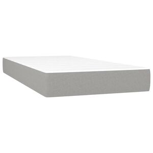 vidaXL Matelas de lit &agrave; ressorts ensach&eacute;s fermet&eacute; moyenne 100x190x20 cm double tissu