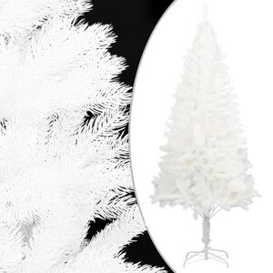 vidaXL Arbre de No&euml;l artificiel aiguilles r&eacute;alistes blanc 150 cm