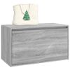 vidaXL Banc d'entrée 80x40x45 cm Sonoma gris Bois d'ingénierie