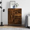 vidaXL Buffet ch&ecirc;ne fum&eacute; 69,5x34x90 cm bois d'ing&eacute;nierie