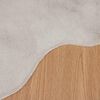 vidaXL Tapis en Fourrure Synth&eacute;tique de Lapin Olite Beige 50 x 80 cm