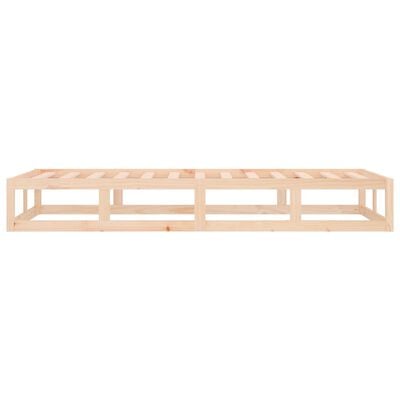 vidaXL Cadre de lit sans matelas 75x190 cm bois massif