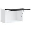 vidaXL Armoire murale de cuisine Kalmar noir bois d'ing&eacute;nierie