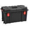 vidaXL Valise de vol portable noir 57x35x32,5 cm PP