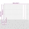 vidaXL Cl&ocirc;ture avec poteau Gris 1,4 x 25 m Acier