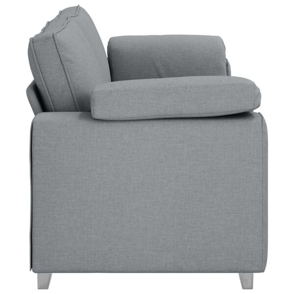 vidaXL Canap&eacute; 178cm Gris clair tissu