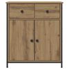 vidaXL Buffet chêne artisanal 70x30x80 cm bois d'ingénierie