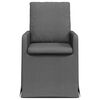 vidaXL Chaises de salle &agrave; manger 2 pcs Gris fonc&eacute; 57 x 67 x 98 cm