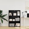 vidaXL &Eacute;tag&egrave;re Ch&ecirc;ne noir 60 x 30 x 76.5 cm Bois d'ing&eacute;nierie
