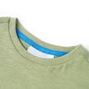 T-shirt pour enfants kaki clair 128