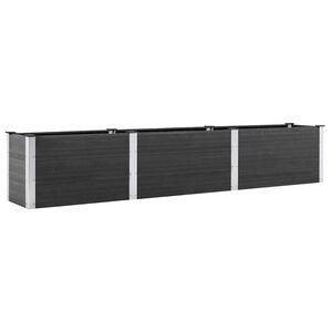 vidaXL Plate-forme sur&eacute;lev&eacute;e de jardin 300x50x54 cm WPC Gris