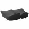 vidaXL Coussin d&rsquo;assise Couleur unie Gris fonc&eacute; 50 x 43 x 10 cm