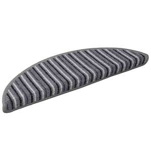 vidaXL Tapis d'escalier auto-adh&eacute;sifs 15 pc 56 x 17 x 3 cm Non-Slip