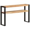 vidaXL Table console 120x30x75 cm Bois d'acacia massif