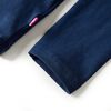 T-shirt enfants &agrave; manches longues bleu marine 92