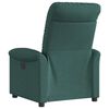 vidaXL Fauteuil inclinable Vert foncé Tissu
